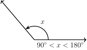 Obtuse angle