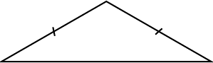 Obtuse isosceles triangle