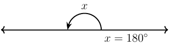 Straight angle