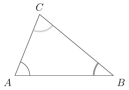 Triangle interior angles